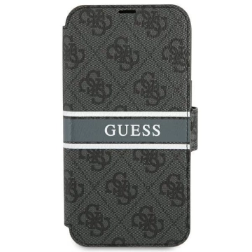 Guess GUBKP13S4GDGR iPhone 13 mini 5,4" szary/сірий книжка 4G Stripe