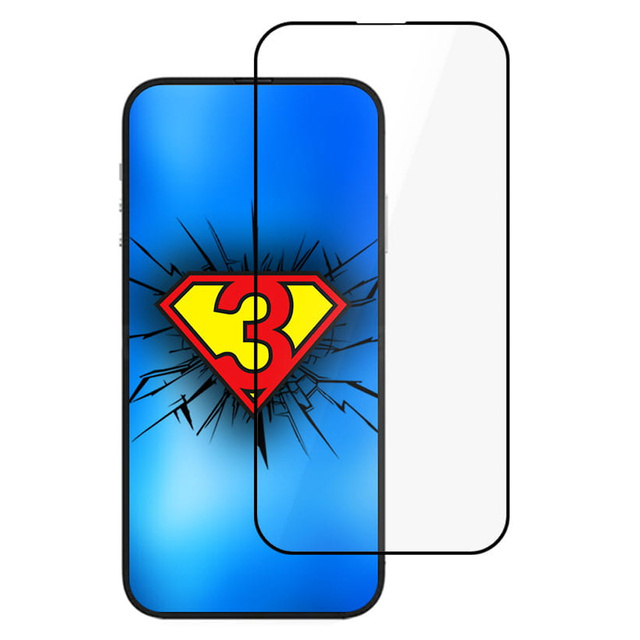 3mk HardGlass Max Lite Panzerglas für Apple iPhone 14 Pro Schwarz