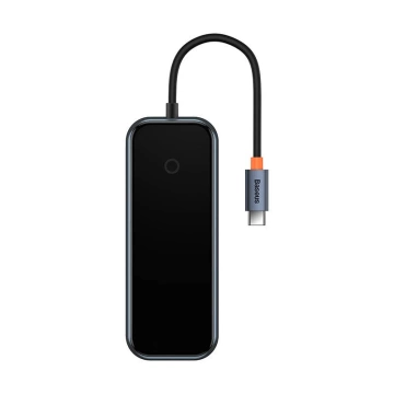 Adaptér 4v1 Baseus Hub USB-C na 4xUSB 3.0 (tmavošedý)