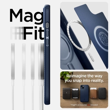 Etui Spigen Mag Armor z Apple iPhone 14 Plus Navy Blue