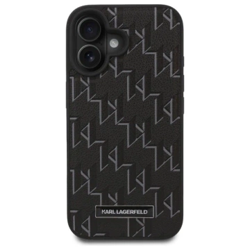 Чохол Karl Lagerfeld для iPhone 16 Plus 6.7" Black Magsafe Hardcase Hot Stamp