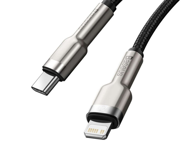 Kábel 2m Baseus Metal przewód USB-C Type C na Lightning PD 20W Black