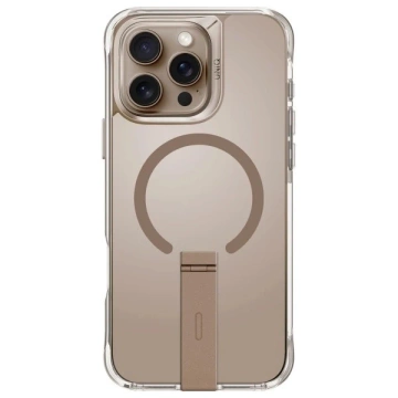 Etui do iPhone 16 Pro Max UNIQ Eleva Stand MagSafe Złoty