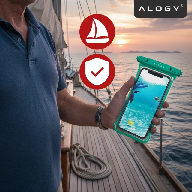 Водонепроникний корпус Alogy водонепроникний універсальний IPX8 до 6.5 Black