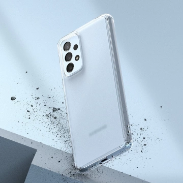 Ringke Fusion Matte case cover with a gel frame for Samsung Galaxy A73 translucent