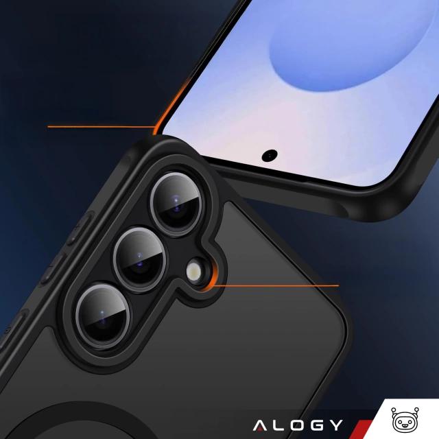 Pouzdro pro Apple iPhone 16 Pro Max Alogy Anti-Shock Hybrid Case pro MagSafe Transparent