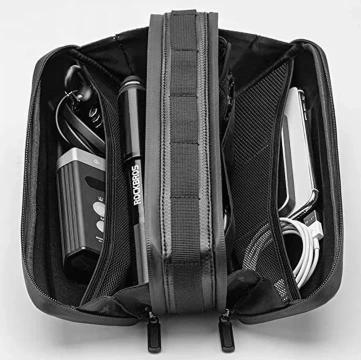 Rockbros B67 Fahrrad-Rahmentasche, 2,5 l, wasserdicht, Schwarz