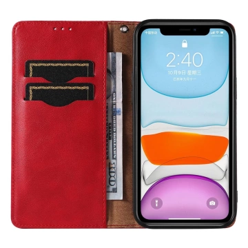 Magnet Strap Case case for iPhone 12 wallet case mini lanyard pendant red