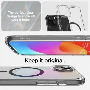 Puzdro Spigen Ultra Hybrid MagSafe pre iPhone 15 Plus – grafické