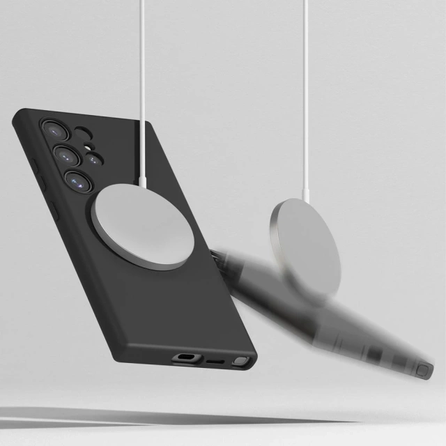 Etui Ringke Silikonový magnetický Magsafe pro Samsung Galaxy S24 Ultra Black