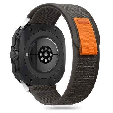 Pasek Nylon для Samsung Galaxy Watch Ultra (47 мм) чорний/помаранчевий