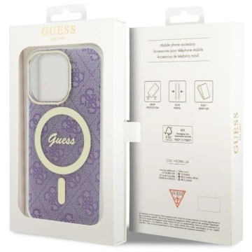 Чохол для телефону Guess GUHMP14LH4STU для Apple iPhone 14 Pro 6.1" purple/purple hardcase 4G MagSafe