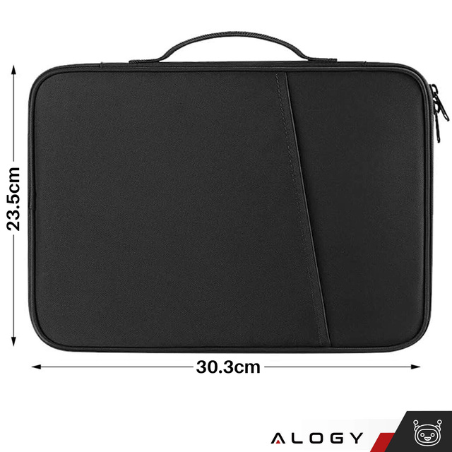 Bag Etui krycie puzdro na tablet 11 palcový na tablety univerzálne puzdro Alogy Slide Black