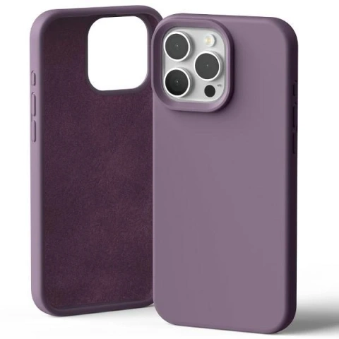 Mercury Silicone Case for iPhone 16 Pro Max 6.9" Purple