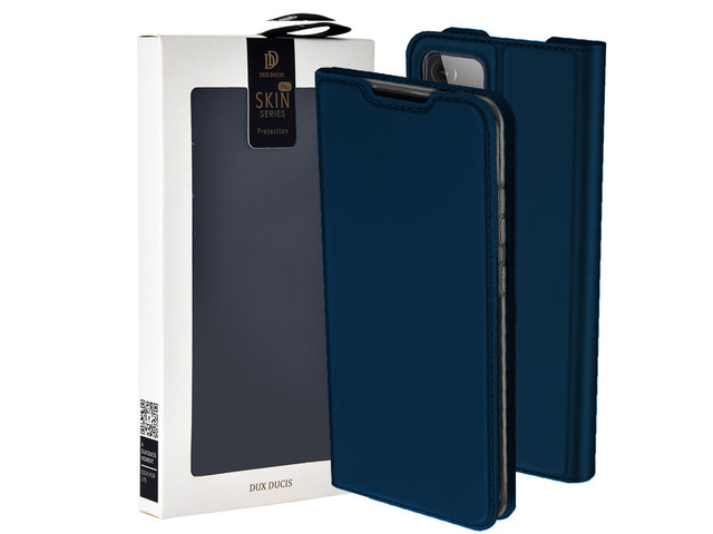 Dux Ducis Skin Protective Flip Leather Case for Samsung Galaxy A72 Navy
