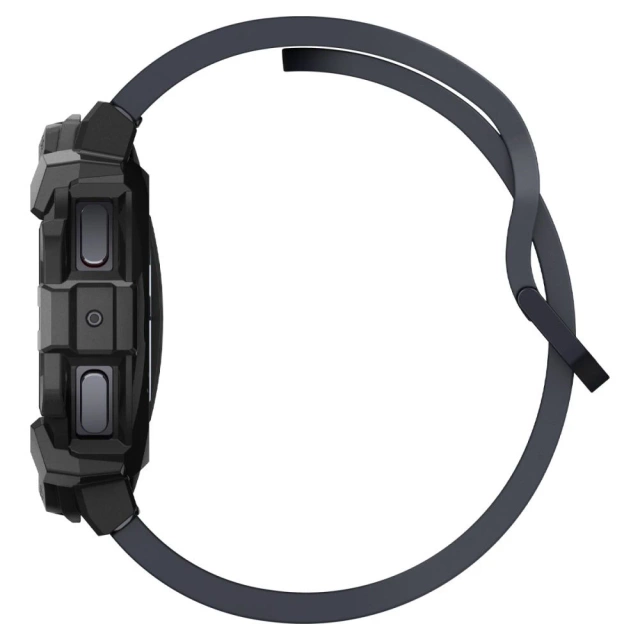Etui Spigen Rugged Armor для Samsung Galaxy Watch 7 (44 мм) матовий чорний