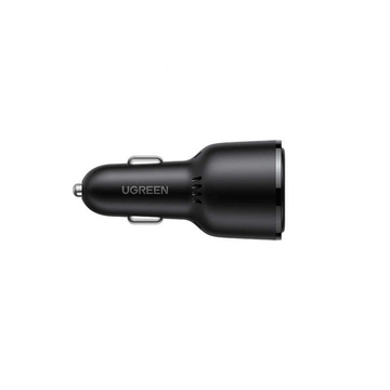 Автомобільний зарядний пристрій UGREEN CD239, USB, 2x USB-C, PD, 69 Вт (чорний)