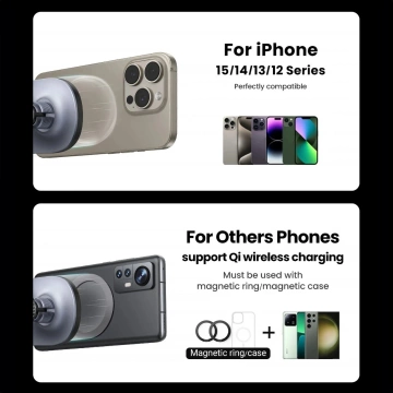 Ugreen CD345 magnetický držiak do auta na vetranie - Čierny