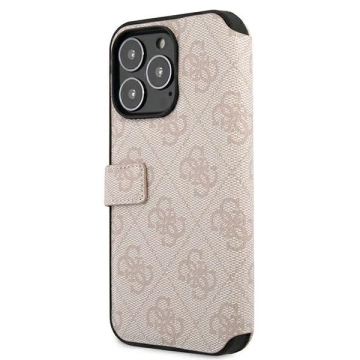 Etui Guess GUBKP13X4GMGPI для iPhone 13 Pro Max 6,7" книга 4G Великий металевий логотип
