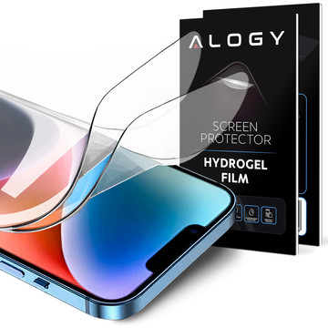 2x захисний чохол для телефону з гідрогелевою плівкою Alogy для Apple iPhone 14