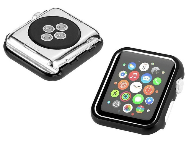 Alogy Hülle für Apple Watch 4 42mm Schwarz