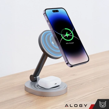 Розгалужувач HUB Alogy Adapter для ноутбука з USB-C на 3x USB-A 2.0 1x USB-A 3.0 сірий