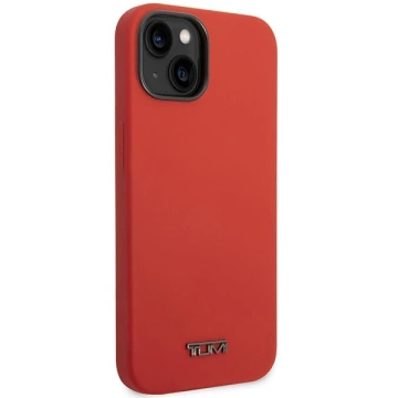 Pevné puzdro Tumi Liquid Silicone pre iPhone 14 červený/červený