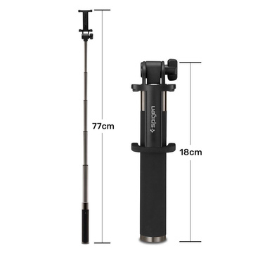 Selfiestick Spigen S530W černý/černý Bluetooth 000SS21746