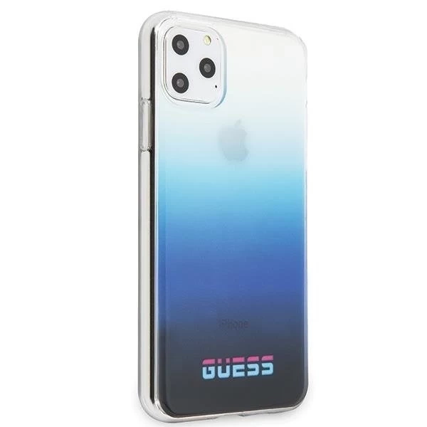 Guess GUHCN65DGCNA iPhone 11 Pro Max niebieski/градієнтний синій твердий чохол Каліфорнія
