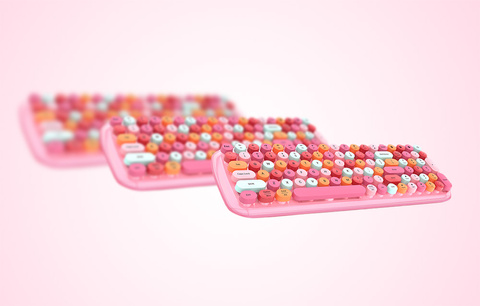 Бездротова клавіатура MOFII Candy BT (рожева)