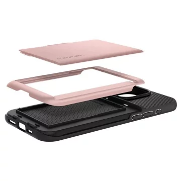 Spigen Slim Armor CS Hülle für Apple iPhone 15 Pro Max – Rosa