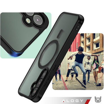 Чохол для Samsung Galaxy S23 FE Mag Safe Case MagMat Phone Back Cover Matte Black