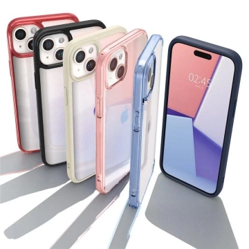 Kryt Spigen Ultra Hybrid pre Apple iPhone 15 Plus - tmavomodrý