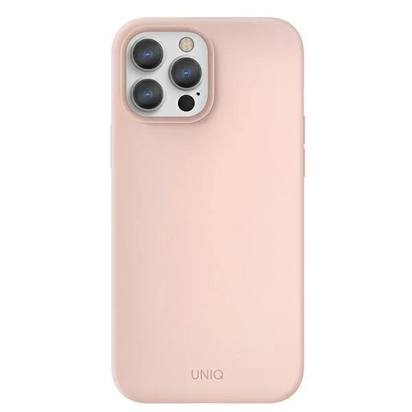 UNIQ-Hülle Lino iPhone 13 Pro / 13 6.1 "Rosa / Blush Pink