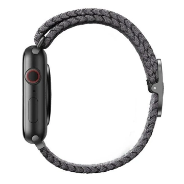 Pasek UNIQ Aspen для Apple Watch 40/38/41mm Series 4/5/6/7/8/SE/SE2 Braided szary/granite grey