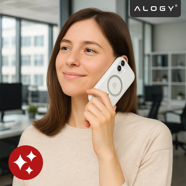 Kryt pre Apple iPhone 16 Pro Max Alogy MagSafe Hybrid Matte Case Matný kryt s ochranou šošovky čierny