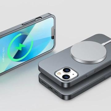 Joyroom 360 Full Case Cover pro iPhone 13 Zadní a přední kryt Tvrzené sklo šedé (JR-BP927 matný)