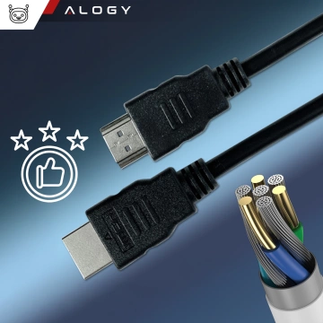 Alogy High Speed ​​Ethernet 4K 30Hz 1,5m Kabel HDMI 1.4