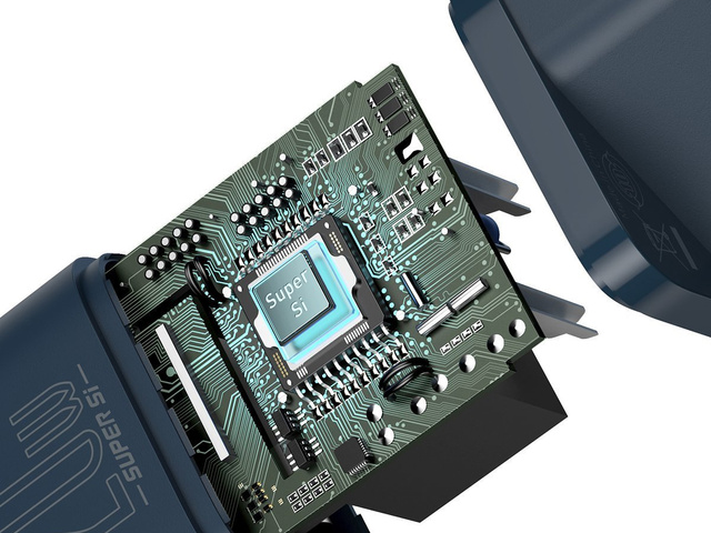 Настінний зарядний пристрій Baseus PD 20 Вт USB-C Type C – кабель Lightning Blue