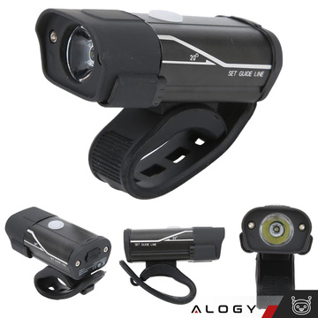 Bike Light Front Rear LED Front Rear Bike Light Lighting Waterproof IPX4 USB Bike Light Kit Alogy