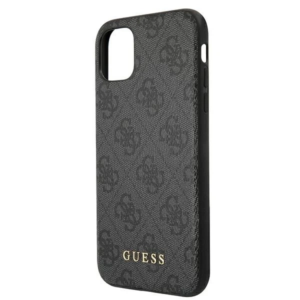 Etui Guess GUHCN61G4GFGR do iPhone 11 6,1" hard case 4G Metal Gold Logo