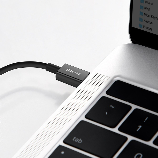Kabel USB-C für Lightning Baseus Superior Series, 20W, PD, 1m (schwarz)