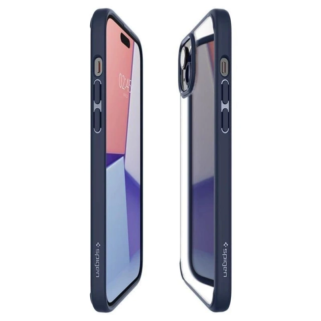 Pouzdro Spigen Ultra Hybrid pro Apple iPhone 15 Plus - tmavě modré