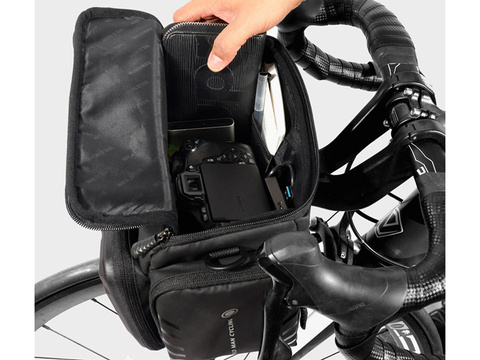 Сумка підсідельна сумка тримач для велосипеда Wildman Bag GS6 4л 7 дюймів Чорний