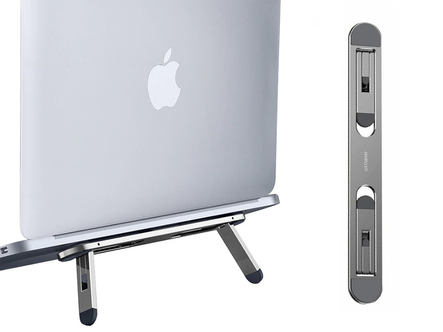 Ständerhalter Oatsbasf Mini-Laptopständer für Notebook Grau