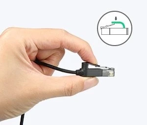 Cable UGREEN Ethernet patch cord RJ45 Cat 6A UTP 1000Mbps 2 m black (70334)