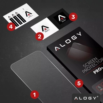 Tempered glass for Apple iPhone 16 screen protector 9H Alogy Heavy Pro ™️