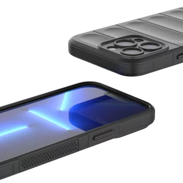 Гнучкий броньований чохол Magic Shield Case для iPhone 13 Pro темно-синій