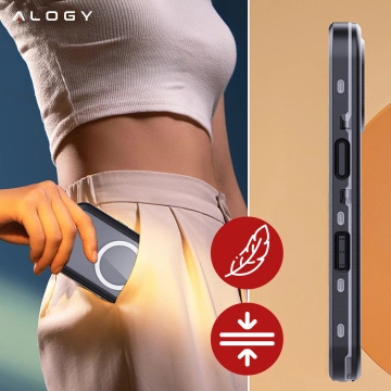 Alogy HydroArmor™ IP68 wasserdichte Hülle mit transparenter Rückseite, 360-Grad-Panzerabdeckung für MagSafe für Apple iPhone 16 Pro