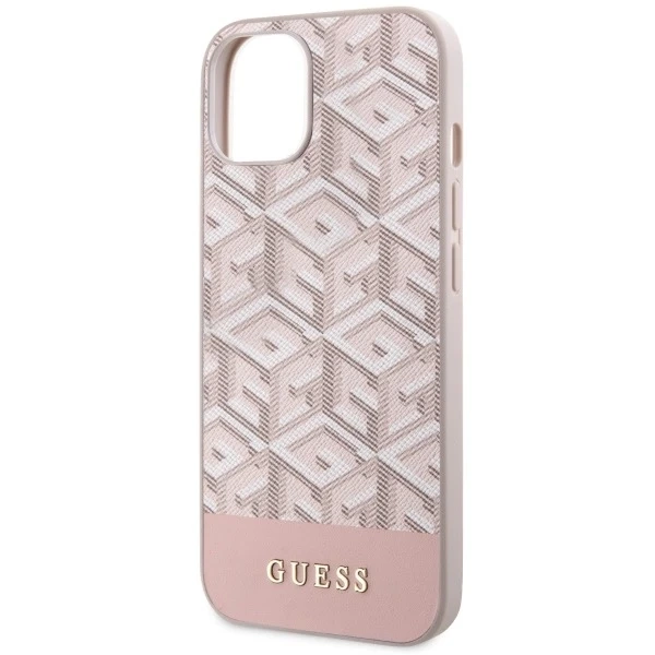 Жорсткий чохол Etui Guess GUHMP14SHGCFSEP для iPhone 14 6,1" GCube Stripes MagSafe